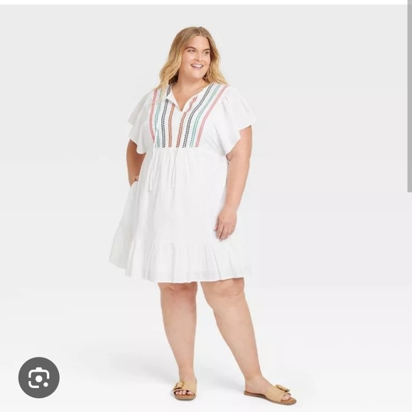 NWT Knox Rose Embroidered Dress - Picture 3 of 10